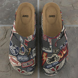 Gift For Motorbikers - Personalized Biker Clogs With Arch Support