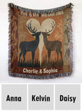 You & Me We Got This - Personalized Couple Woven Blanket