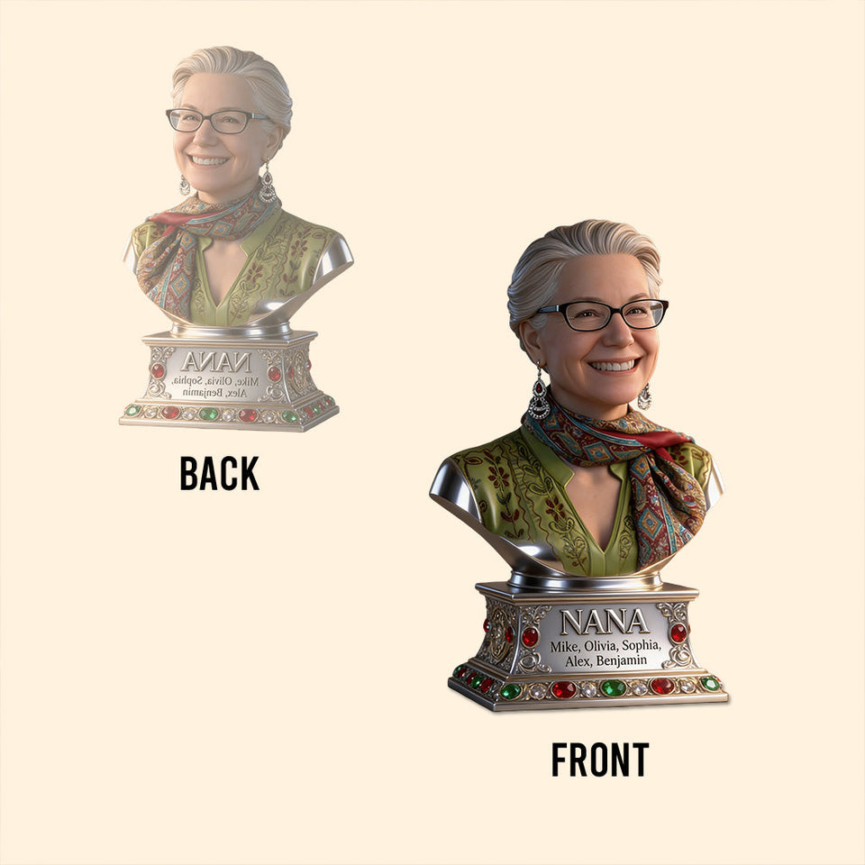 Nana Mother Statue - Personalized Grandma Custom Shaped Acrylic Plaque