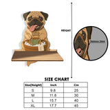 Funny Gift for Dog Owner - Personalized Dog Wooden Floating Shelf