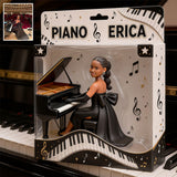 Any Photo Love Piano - Personalized Piano Acrylic Display Box