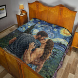 Van Gogh Style - Personalized Couple Quilt