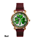 Shamrock St Patrick - Personalized Irish Women Hand Watch