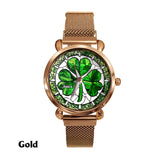 Shamrock St Patrick - Personalized Irish Women Hand Watch