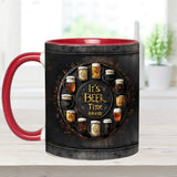 It's Beer Time - Personalized Beer Accent Mug