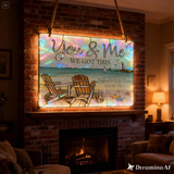 We Got This - Personalized Couple LED Light Acrylic Sign