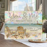 We Got This - Personalized Couple LED Light Acrylic Sign