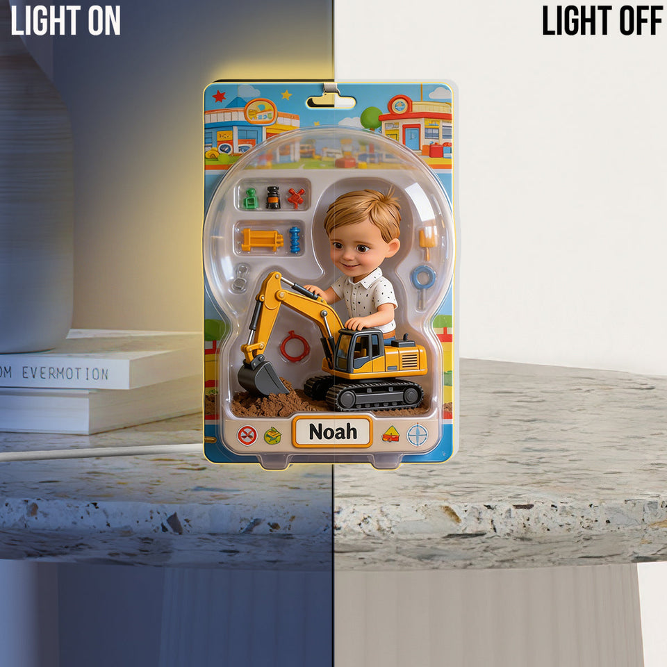 Any Photo, Any Theme - Gifts For Kids - Personalized Kid Acrylic LED Night Light