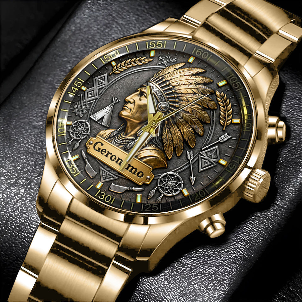Indigenous - Personalized American Indian Hand Watch