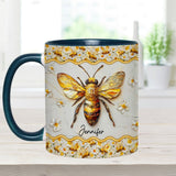 Beautiful Bees - Personalized Bee Accent Mug