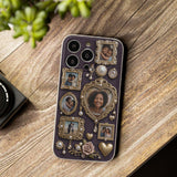 Grandma's Cute Little Museum - Personalized Grandma Leather Phone Case