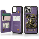 Proud Firefighter - Personalized Firefighter Wallet Phone Case