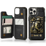Proud Firefighter - Personalized Firefighter Wallet Phone Case