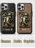 Proud Firefighter - Personalized Firefighter Wallet Phone Case