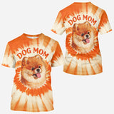 Tie Dye Style Shirt For Pet Owner - Personalized Dog All Over Shirt