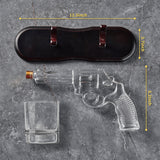Honor Serve Protect - Personalized Police Officer Gun Decanter With Whiskey Glass