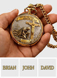 Put On The Full Amour Of God - Personalized Christian Pocket Watch