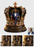 Custom Any Photo Black King - Personalized African American Custom Shaped Acrylic Plaque
