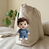 Mini Me - Personalized Kid Plush Keychain
