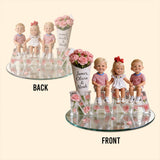 Custom Any Photo, Any Flower - Personalized Grandma Custom Shaped Acrylic Plaque