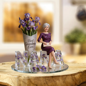 Custom Any Photo Perfect Gift For Mom, Grandma - Personalized Mother Custom Shaped Acrylic Plaque