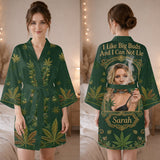 It's Always 4:20 - Personalized Weed Satin Robe
