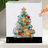 Merry Christmas - Personalized Family Paper Towel Holder