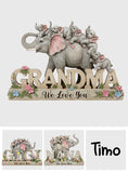 We Love You - Personalized Mother Custom Shaped Acrylic Plaque