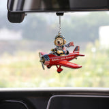 Happy Anniversary - Personalized Dog Car Ornament