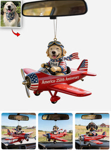 Happy Anniversary - Personalized Dog Car Ornament