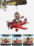 Happy Anniversary - Personalized Dog Car Ornament