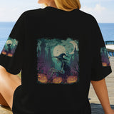 Town Of Halloween - Personalized Witch All Over Shirt