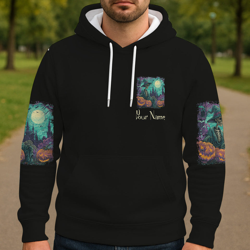 Town Of Halloween - Personalized Witch All Over Shirt