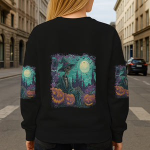 Town Of Halloween - Personalized Witch All Over Shirt