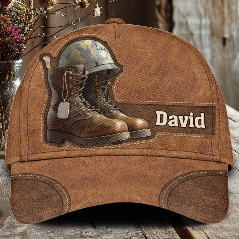 Proud Veteran - Personalized Veteran Classic Cap