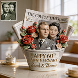 The Couple Times - Personalized Couple Custom Shaped Acrylic Plaque