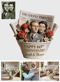 The Couple Times - Personalized Couple Custom Shaped Acrylic Plaque