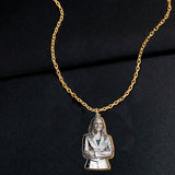 Nurse, Doctor,....Any Job - Any Photo - Personalized Nurse Shaped Metal Pendant Necklace