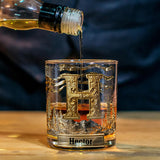Alphabet Initial For Whiskey, Bourbon... Lovers - Personalized Whisky Whiskey Decanter Set