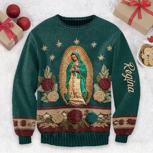 Our Lady Of Guadalupe - Personalized Christian Ugly Sweater