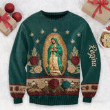 Our Lady Of Guadalupe - Personalized Christian Ugly Sweater