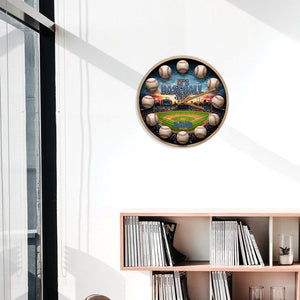 It's Baseball Time - Personalized Baseball Wall Clock