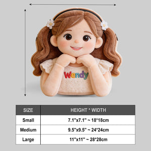 Custom Any Photo - Personalized Kid Plush Crossbag