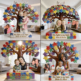 Autism Mom - Personalized Autism Awareness Custom Shaped Acrylic Plaque
