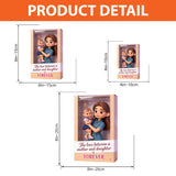 Mother And Daughter - Personalized Mother Custom Shaped Acrylic Plaque