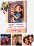 Mother And Daughter - Personalized Mother Custom Shaped Acrylic Plaque