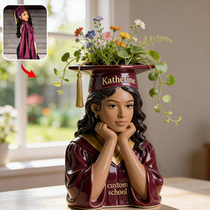 Class Of 2026 - Personalized Graduation Acrylic Pot