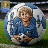 Any Photo Birthday Gift For Soccer Players - Personalized Kid Multi-Sport Ball
