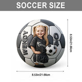 Any Photo Birthday Gift For Soccer Players - Personalized Kid Multi-Sport Ball