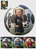 Any Photo Birthday Gift For Soccer Players - Personalized Kid Multi-Sport Ball